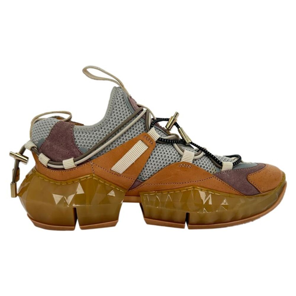 Jimmy Choo  Diamond Trail Low-top Sneakers in Multicolor Polyester